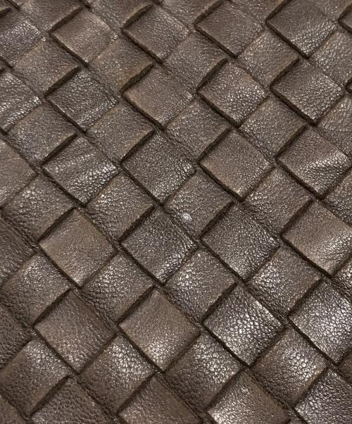 BOTTEGA VENETA（ボッテガベネタ）BOTTEGA VENETA (ボッテガベネタ) イントレチャートホーボーワンショルダーバッグ ブラウンの古着・服飾アイテム