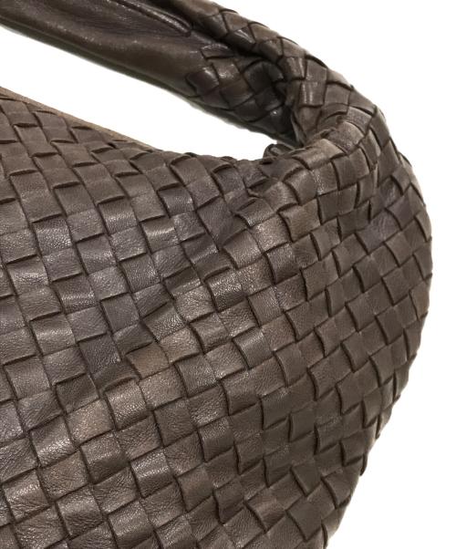 BOTTEGA VENETA（ボッテガベネタ）BOTTEGA VENETA (ボッテガベネタ) イントレチャートホーボーワンショルダーバッグ ブラウンの古着・服飾アイテム