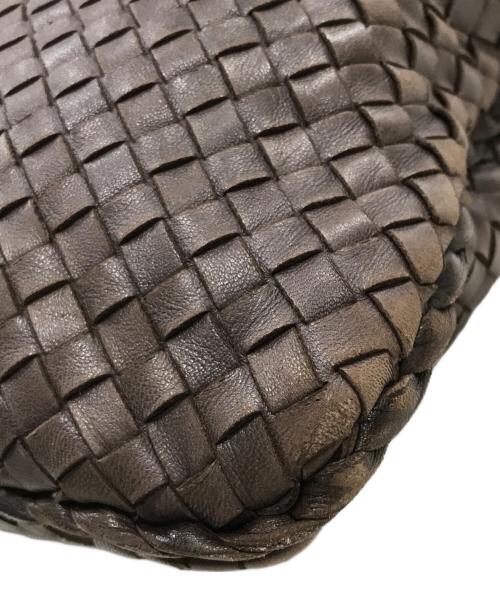 BOTTEGA VENETA（ボッテガベネタ）BOTTEGA VENETA (ボッテガベネタ) イントレチャートホーボーワンショルダーバッグ ブラウンの古着・服飾アイテム
