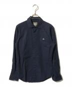Vivienne Westwood manヴィヴィアン ウェストウッド マン）の古着「比翼シャツ/長袖シャツ」｜ネイビー