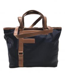 FURLA（フルラ）の古着「トートバッグ」｜ネイビー×ブラック