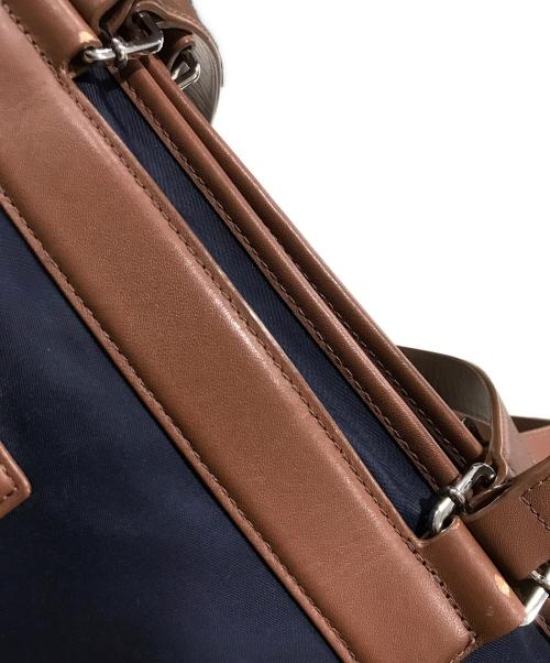 FURLA（フルラ）FURLA (フルラ) トートバッグ ネイビー×ブラックの古着・服飾アイテム