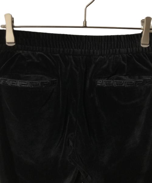 GIANNI VERSACE（ジャンニ・ヴェルサーチ）GIANNI VERSACE (ジャンニ・ヴェルサーチ) スリムベロアパンツ ブラック サイズ:31の古着・服飾アイテム