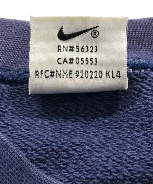 NIKE（ナイキ）NIKE (ナイキ) 90’S ビッグスウォッシュロゴスウェット ネイビー×ゴールド サイズ:Mの古着・服飾アイテム