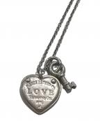 TIFFANY & Co.ティファニー）の古着「LOVE ハートタグネックレス」