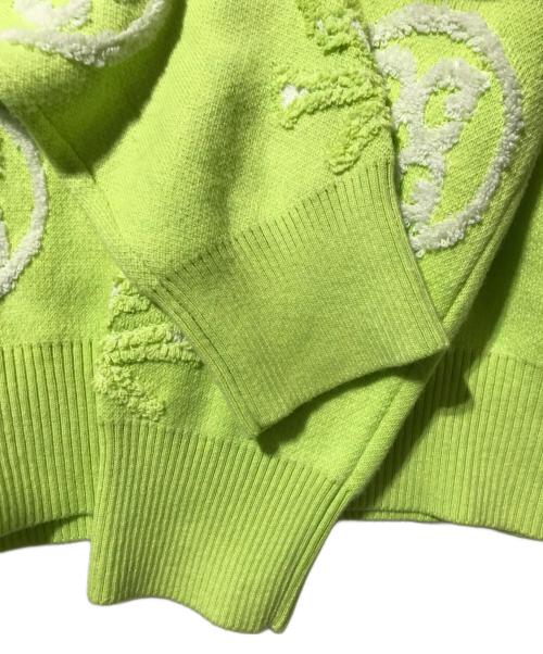 G/FORE（ジーフォア）G/FORE (ジーフォア) ジャガードクルーネックニット グリーン サイズ:XLの古着・服飾アイテム