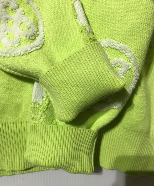G/FORE（ジーフォア）G/FORE (ジーフォア) ジャガードクルーネックニット グリーン サイズ:XLの古着・服飾アイテム