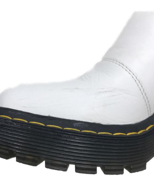 Dr.Martens（ドクターマーチン）Dr.Martens (ドクターマーチン) チェルシーブーツ ホワイト サイズ:UK5の古着・服飾アイテム