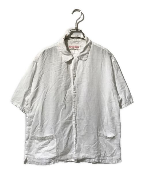 NICENESS（ナイスネス）NICENESS (ナイスネス) 半袖シャツ ホワイト サイズ:Mの古着・服飾アイテム