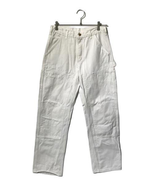 CarHartt（カーハート）CarHartt (カーハート) ダブルニーペインターパンツ ホワイト サイズ:30×30の古着・服飾アイテム