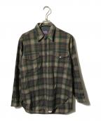 PENDLETONペンドルトン）の古着「ウールチェックシャツ/長袖シャツ」｜グリーン