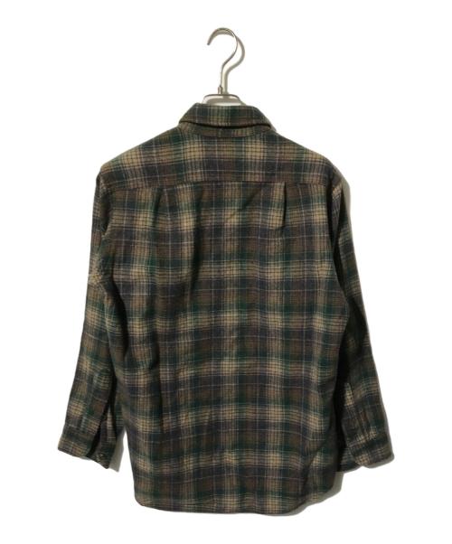 PENDLETON（ペンドルトン）PENDLETON (ペンドルトン) ウールチェックシャツ/長袖シャツ グリーン サイズ:15 1/2の古着・服飾アイテム