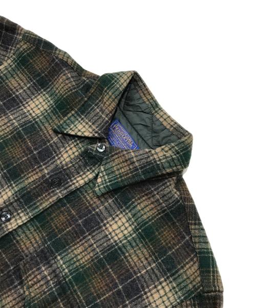 PENDLETON（ペンドルトン）PENDLETON (ペンドルトン) ウールチェックシャツ/長袖シャツ グリーン サイズ:15 1/2の古着・服飾アイテム