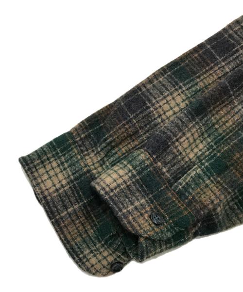 PENDLETON（ペンドルトン）PENDLETON (ペンドルトン) ウールチェックシャツ/長袖シャツ グリーン サイズ:15 1/2の古着・服飾アイテム