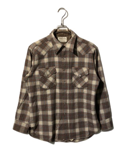 PENDLETON（ペンドルトン）PENDLETON (ペンドルトン) ウエスタンシャツ/長袖シャツ ブラウン サイズ:Lの古着・服飾アイテム