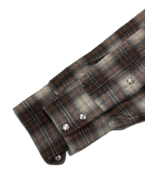 PENDLETON（ペンドルトン）PENDLETON (ペンドルトン) ウエスタンシャツ/長袖シャツ ブラウン サイズ:Lの古着・服飾アイテム