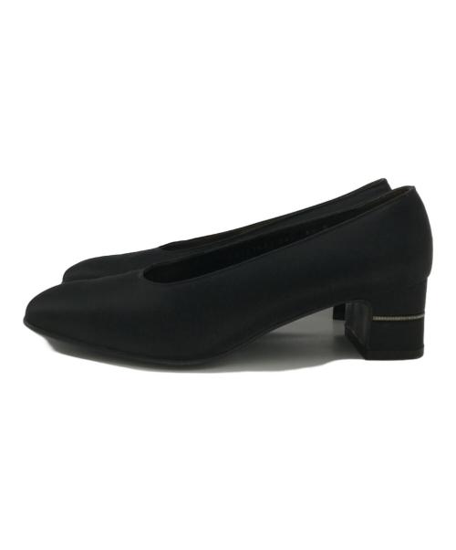Salvatore Ferragamo（サルヴァトーレ フェラガモ）Salvatore Ferragamo (サルヴァトーレ フェラガモ) ヒールパンプス ブラック サイズ:6 １/2の古着・服飾アイテム