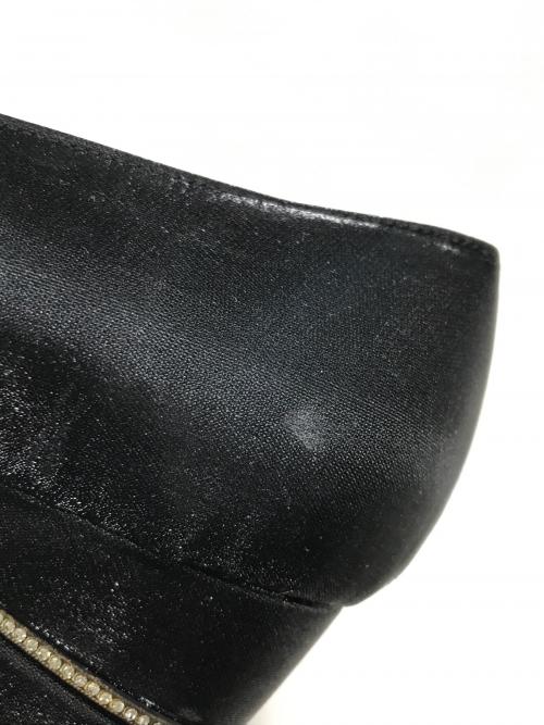 Salvatore Ferragamo（サルヴァトーレ フェラガモ）Salvatore Ferragamo (サルヴァトーレ フェラガモ) ヒールパンプス ブラック サイズ:6 １/2の古着・服飾アイテム
