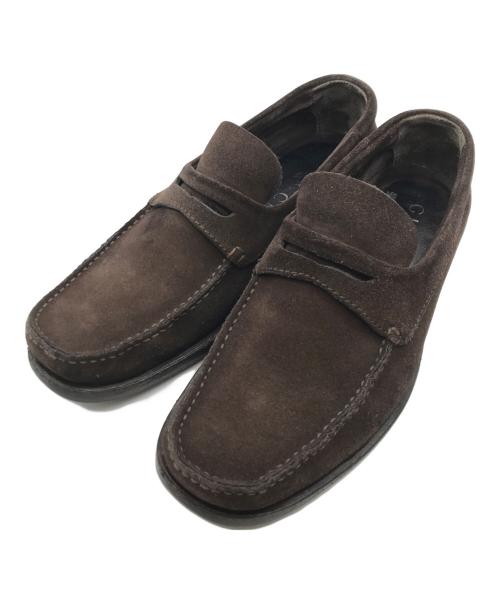 GUCCI（グッチ）GUCCI (グッチ) スウェードローファー ブラウン サイズ:39１/2の古着・服飾アイテム