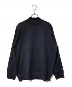 DESCENTE ALLTERRAINデザイント オルテライン）の古着「ハイネックニット」｜ネイビー