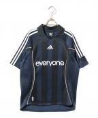 adidasアディダス）の古着「JERSEY everyone/半袖カットソー」｜ネイビー