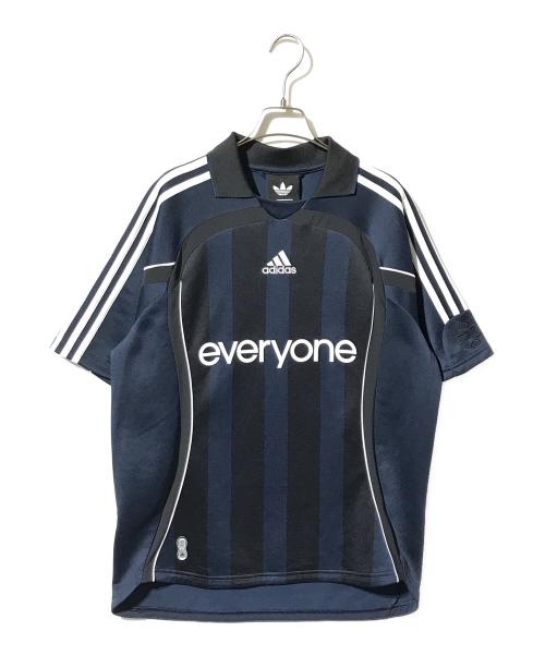 adidas（アディダス）adidas (アディダス) JERSEY everyone/半袖カットソー ネイビー サイズ:Sの古着・服飾アイテム