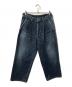Graphpaper（グラフペーパー）の古着「Selvage Denim Two Tuck Pants DARK FADE/デニムパンツ」｜インディゴ