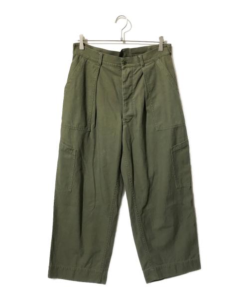 PRESSE（・）PRESSE (・) USAF Hemmed Bottoms カーキ サイズ:1の古着・服飾アイテム