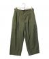 PRESSE（・）の古着「USAF Hemmed Bottoms」｜カーキ