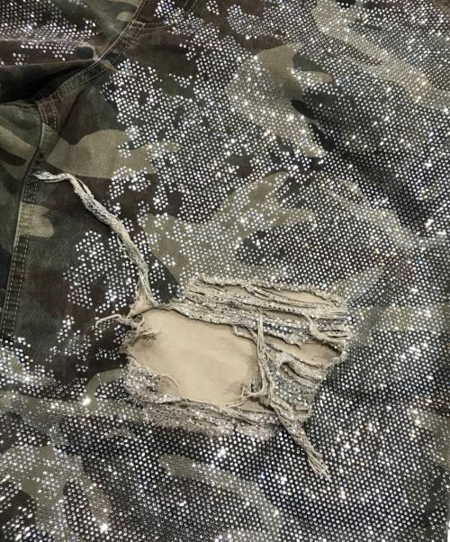 DANKE SCHON（ダンケ シェーン）DANKE SCHON (ダンケ シェーン) BAGGY JEANS/CAMO SWARO グリーン サイズ:Ｍの古着・服飾アイテム