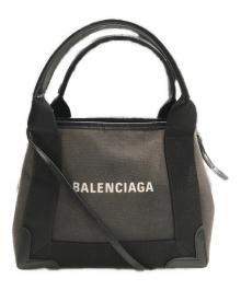 BALENCIAGA（バレンシアガ）の古着「カバスXSトートバッグ/2WAYバッグ」｜ブラウン