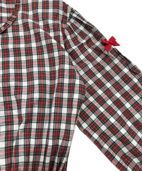 PINK HOUSE（ピンクハウス）PINK HOUSE (ピンクハウス) チェック柄ワンピース レッド サイズ:表記なしの古着・服飾アイテム