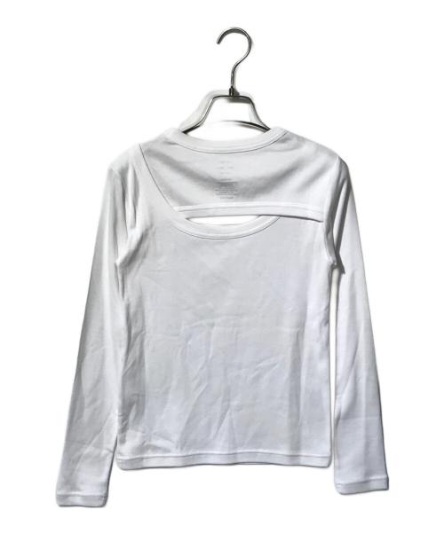 HYKE（ハイク）HYKE (ハイク) レイヤードカットソー ホワイト サイズ:Ｓの古着・服飾アイテム
