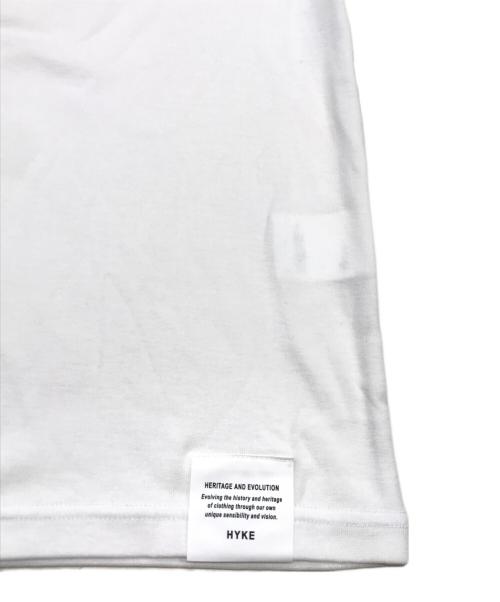 HYKE（ハイク）HYKE (ハイク) レイヤードカットソー ホワイト サイズ:Ｓの古着・服飾アイテム