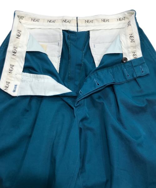 NEAT（ニート）NEAT (ニート) ツータックパンツ グリーン サイズ:46の古着・服飾アイテム