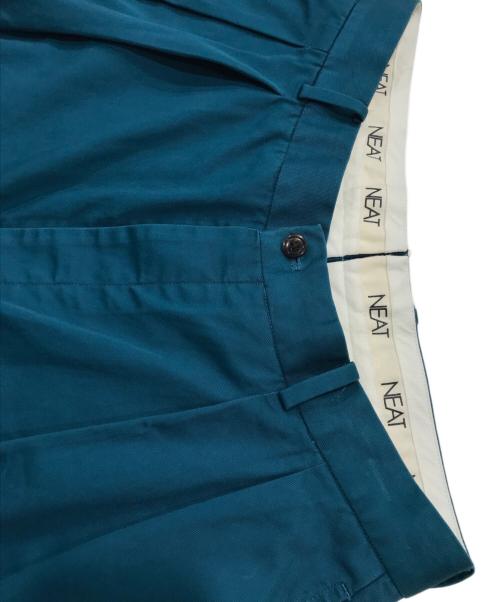 NEAT（ニート）NEAT (ニート) ツータックパンツ グリーン サイズ:46の古着・服飾アイテム