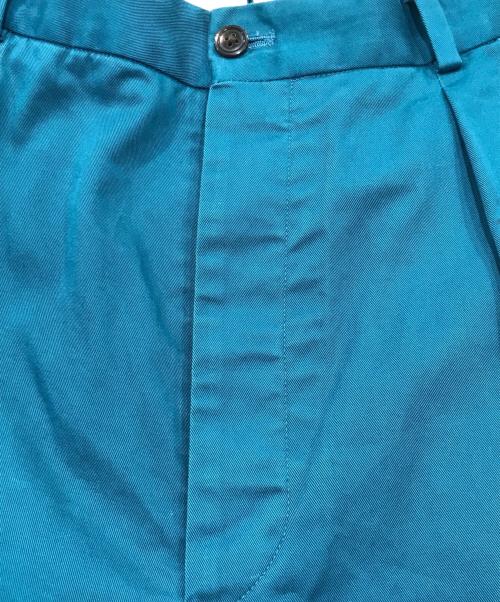 NEAT（ニート）NEAT (ニート) ツータックパンツ グリーン サイズ:46の古着・服飾アイテム