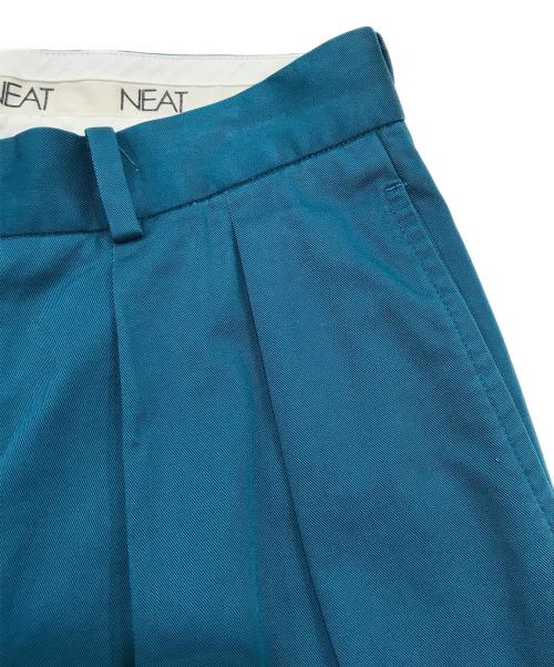 NEAT（ニート）NEAT (ニート) ツータックパンツ グリーン サイズ:46の古着・服飾アイテム