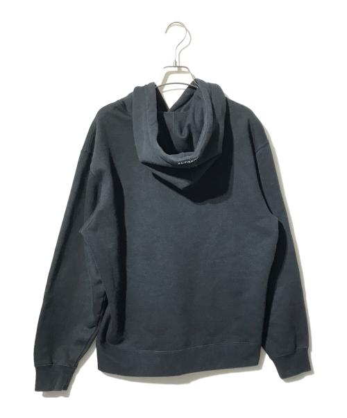 NIKE（ナイキ）NIKE (ナイキ) SUPREME (シュプリーム) Leather Applique Hooded Sweatshirt ブラック サイズ:Mの古着・服飾アイテム