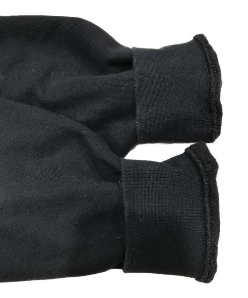 NIKE（ナイキ）NIKE (ナイキ) SUPREME (シュプリーム) Leather Applique Hooded Sweatshirt ブラック サイズ:Mの古着・服飾アイテム