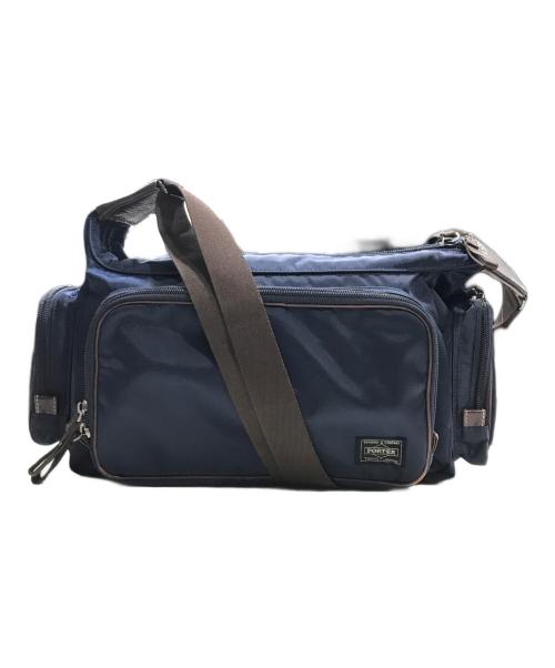 PORTER（ポーター）PORTER (ポーター) PLAN  SHOULDER BAG/ショルダーバッグ ネイビーの古着・服飾アイテム