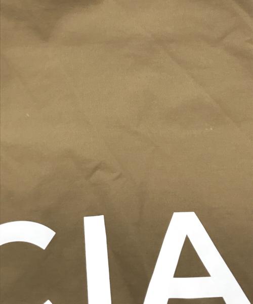 BALENCIAGA（バレンシアガ）BALENCIAGA (バレンシアガ) バックロゴプリント オーバーサイズモッズコート ブラウン サイズ:34の古着・服飾アイテム