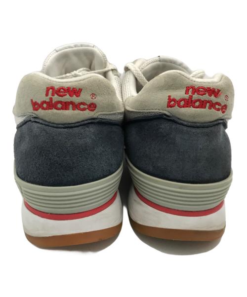 NEW BALANCE（ニューバランス）NEW BALANCE (ニューバランス) ローカットスニーカー ホワイト×ネイビー サイズ:9 1/2の古着・服飾アイテム