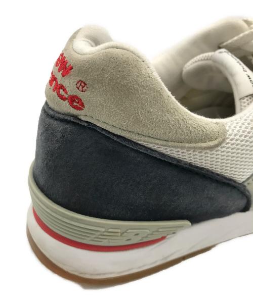 NEW BALANCE（ニューバランス）NEW BALANCE (ニューバランス) ローカットスニーカー ホワイト×ネイビー サイズ:9 1/2の古着・服飾アイテム