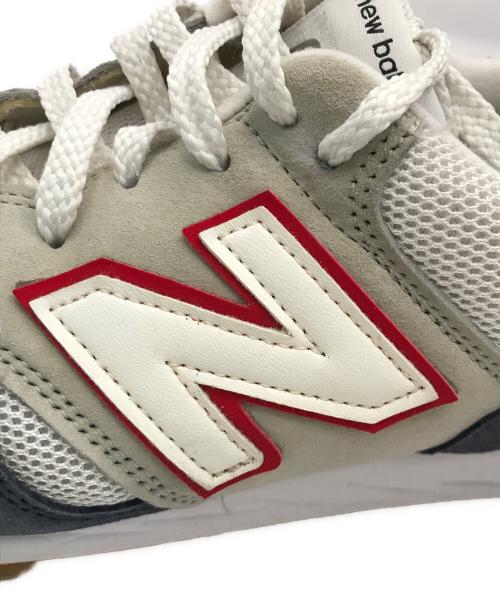 NEW BALANCE（ニューバランス）NEW BALANCE (ニューバランス) ローカットスニーカー ホワイト×ネイビー サイズ:9 1/2の古着・服飾アイテム