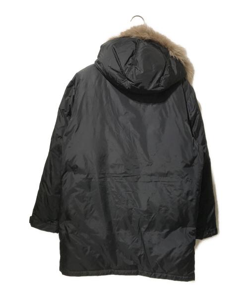 BURBERRY BLACK LABEL（バーバリーブラックレーベル）BURBERRY BLACK LABEL (バーバリーブラックレーベル) ファーダウンコート ブラック サイズ:Lの古着・服飾アイテム