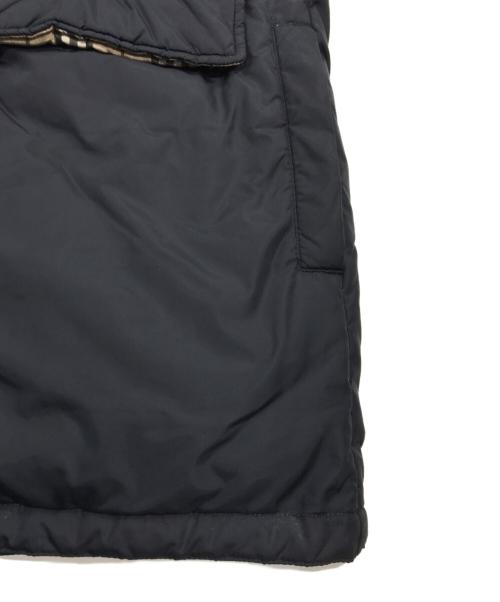 BURBERRY BLACK LABEL（バーバリーブラックレーベル）BURBERRY BLACK LABEL (バーバリーブラックレーベル) ファーダウンコート ブラック サイズ:Lの古着・服飾アイテム
