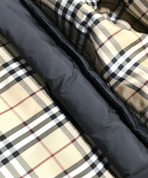 BURBERRY BLACK LABEL（バーバリーブラックレーベル）BURBERRY BLACK LABEL (バーバリーブラックレーベル) ファーダウンコート ブラック サイズ:Lの古着・服飾アイテム