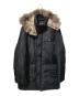 BURBERRY BLACK LABEL（バーバリーブラックレーベル）の古着「ファーダウンコート」｜ブラック