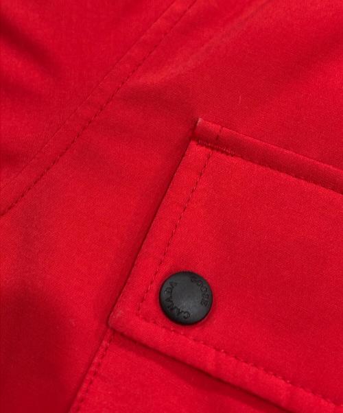 CANADA GOOSE（カナダグース）CANADA GOOSE (カナダグース) ダウンジャケット レッド サイズ:XLの古着・服飾アイテム